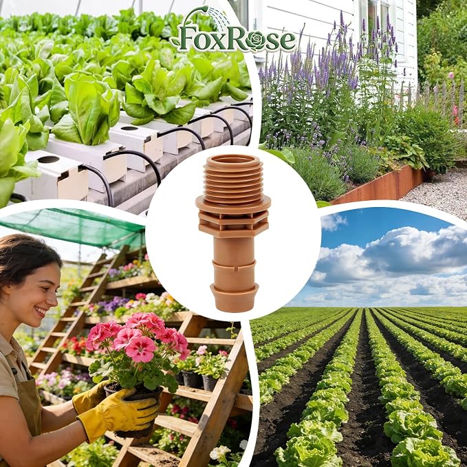 PVC to Drip Irrigation Adapter, 1/2" PVC Male Pipe Thread x 1/2" Drip - Image 8
