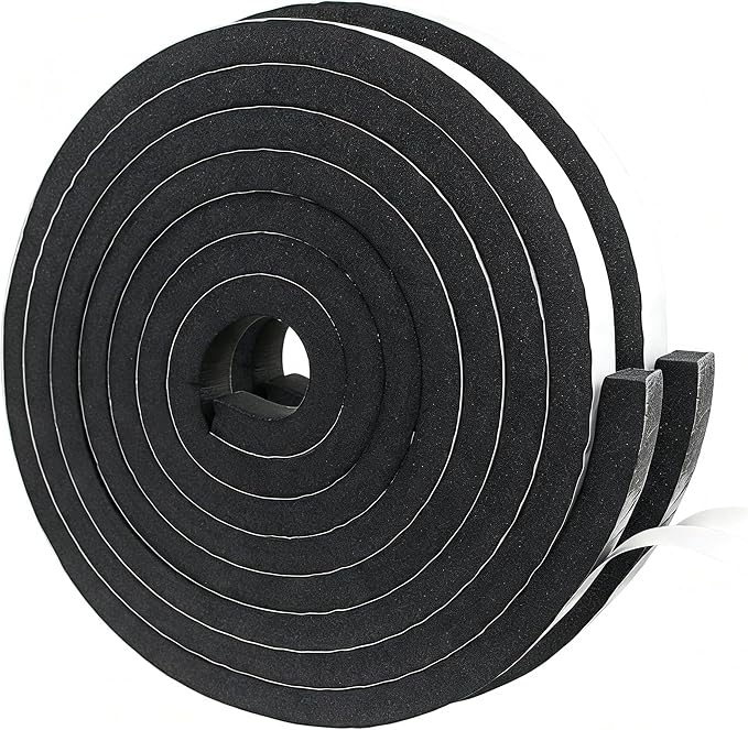 DGSL Foam Weather Stripping, 33Ft Door Window Seal Tape | Self Adhesive by DGSL