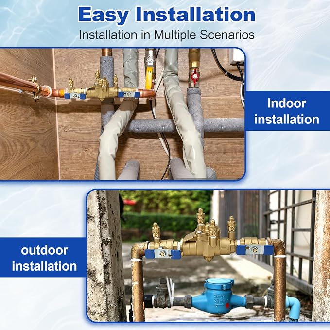 3/4" 009M3-QT Backflow Preventer Reduced Pressure Zone Assembly | RPZ Check - Image 6