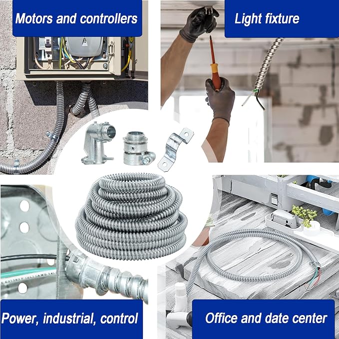 Yariwiz Flexible Steel Electrical Conduit Steel Conduit Kit - Image 2