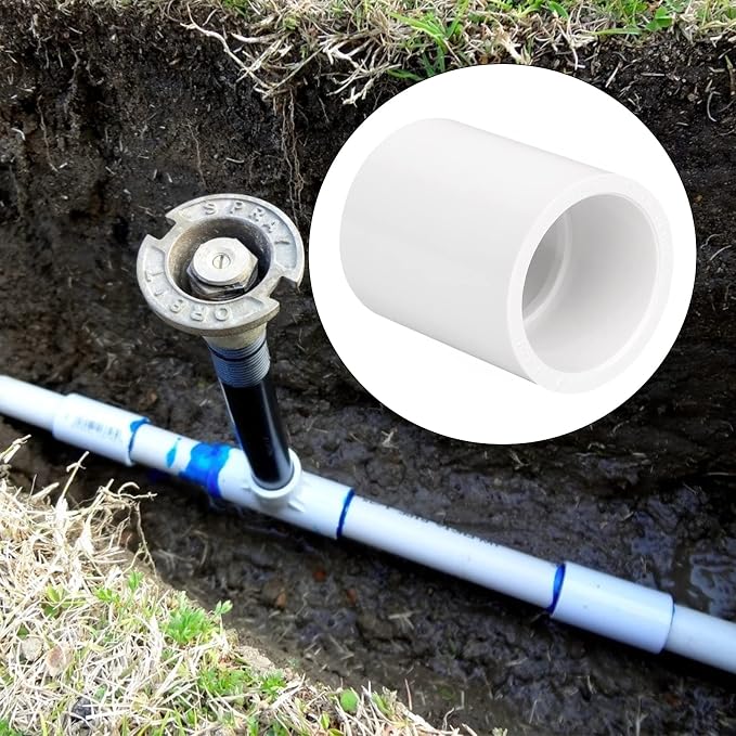 20 Pack 3/4" PVC Pipe Coupling Adapter Pipe Fittings Contractor Pack Schedule - Image 6