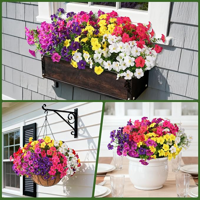 INQCMY Artificial Fake Petunias Flowers - Image 8