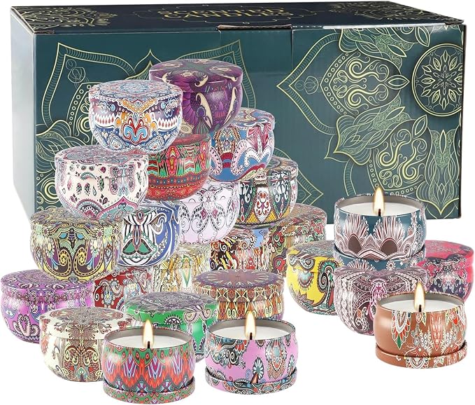 Howemon 24 Pack Scented Candles Set - Image 7