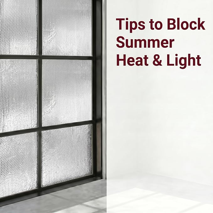 Japard Window Insulation for Summer, Double Sided Heavy Duty 5mm Reflective - Image 3