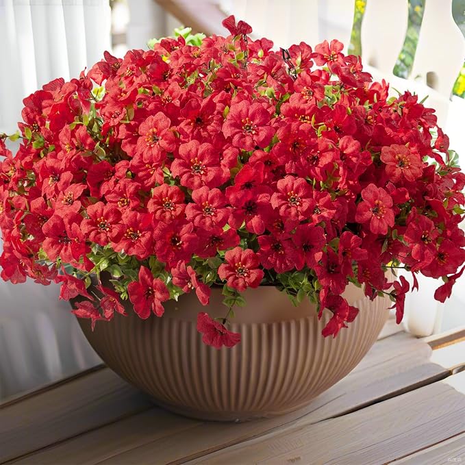 Hananona 24 Pcs Artficial Outdoor Flowers - Image 9