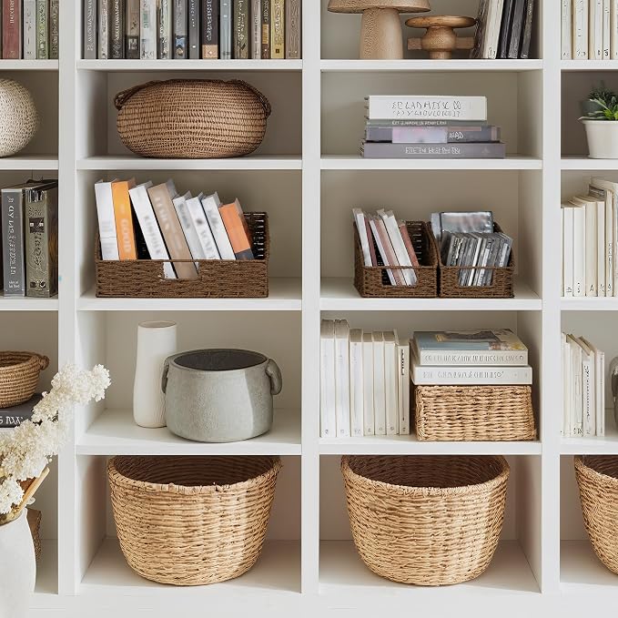 StorageWorks Pantry Storage Baskets, Shelf Baskets, Wicker Baskets - Image 6