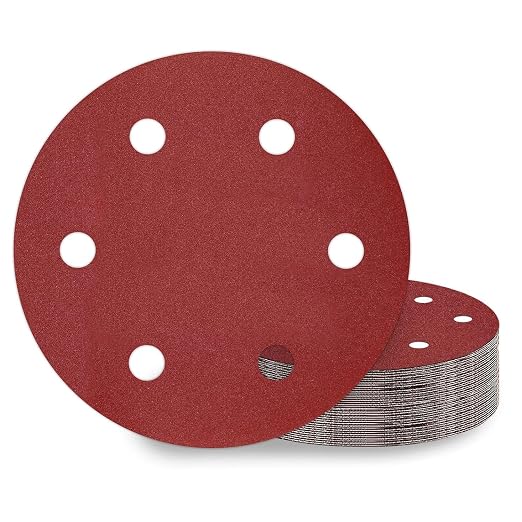 9 Inch Sanding Disc 180 Grit Hook and Loop Sandpaper by Awutzut
