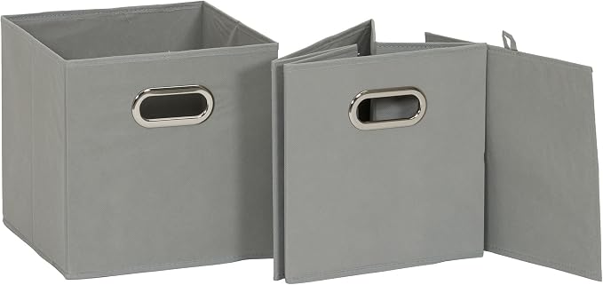 Household Essentials Fabric Storage Bins in Strong Poly‑Woven Fabric, Sturdy - Image 4