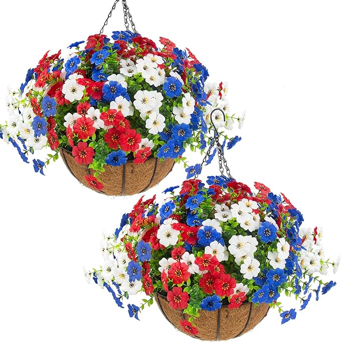 Hananona 2 Set Artificial Outdoor Flowers by HANANONA