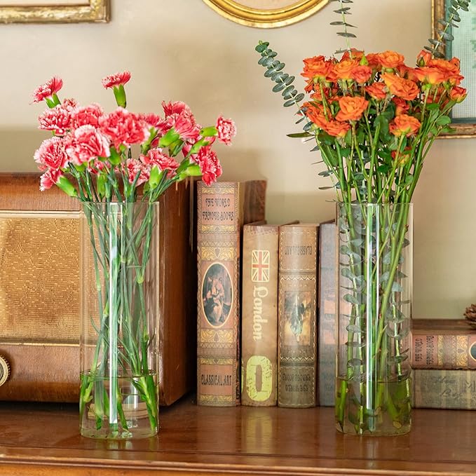 7pcs Glass Cylinder Vases for Centerpieces - Image 3