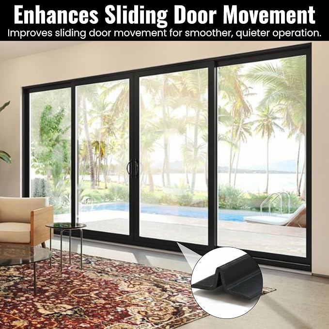 72 Inch Aluminum Sliding Screen Door Track - Image 6