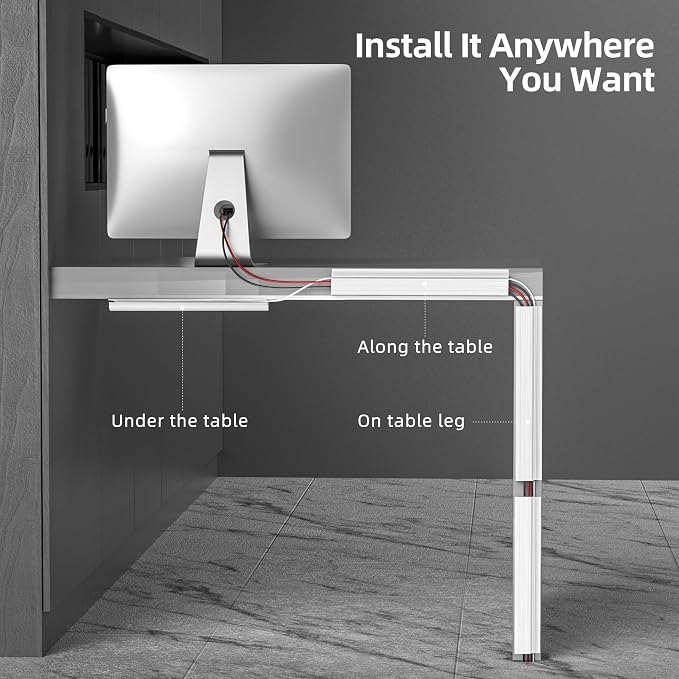 YECAYE Cable Management Under Desk - Image 4