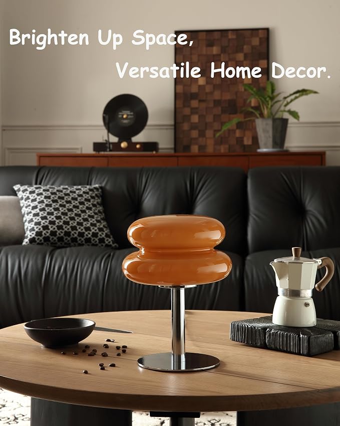 Glivpny Mushroom Table Lamp, Mid Century Modern Decor Lamp | Cool Desk Lamps - Image 5