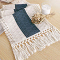 Boho Table Runner for Home Decor 12x108 Blue Fall Rustic Decorations | 108 by FEXIA