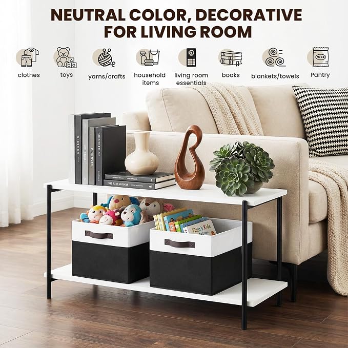 Large Storage Bins for Shelves 4 Pack, Closet Storage Baskets for Clothes - Image 5