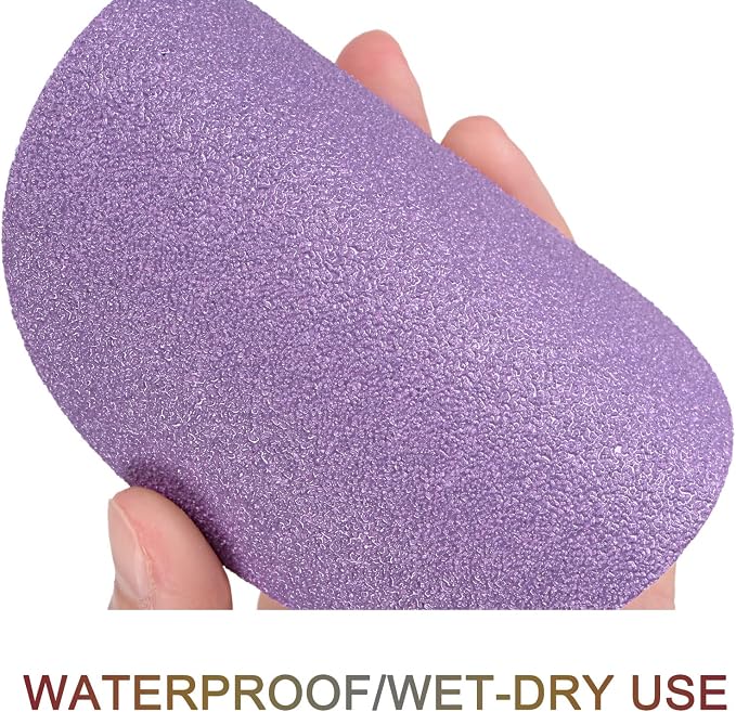 uxcell 15Pcs 4-Inch Purple Sanding Discs 60 Grits Hook and Loop Professional - Image 3