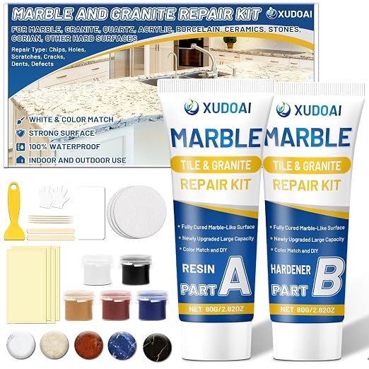 Marble and Granite Repair Kit DIY Fix Reattaches Countertop | 160g/5.64oz - Image 9