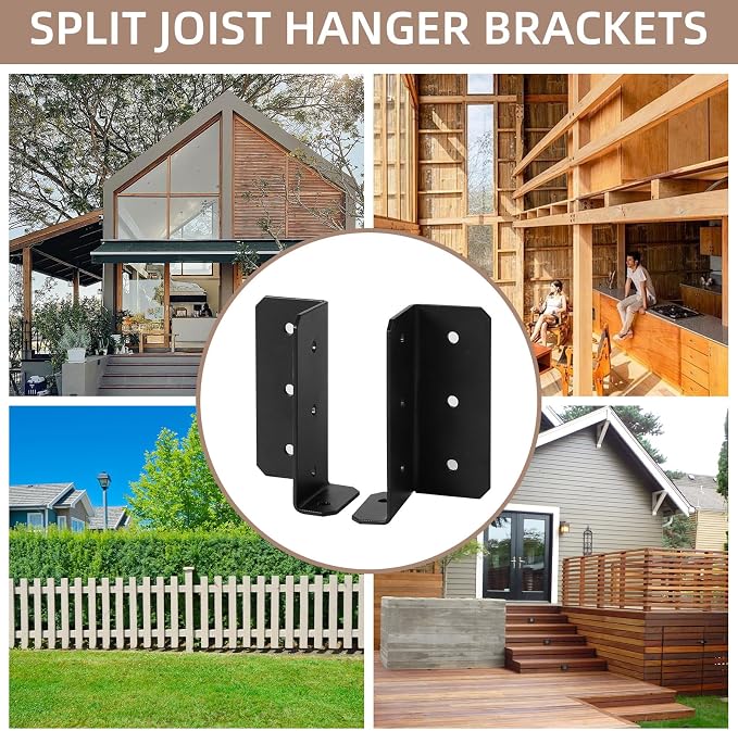 Split Mount Joist Hanger, 14 Gauge Joist Hangers Connectors - Image 5