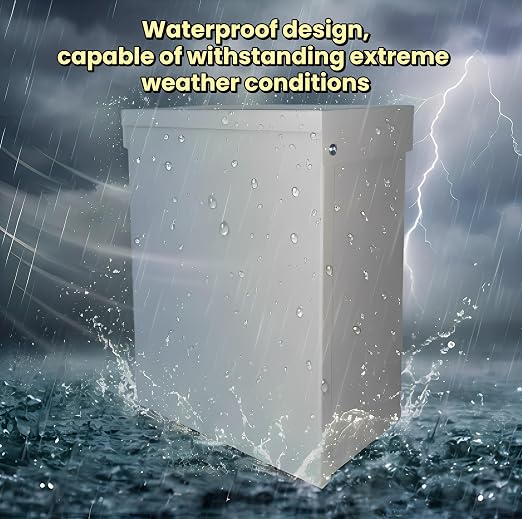 12×10×6" Metal Outdoor Electrical Box, IP66 Waterproof Lockable Enclosure | - Image 4