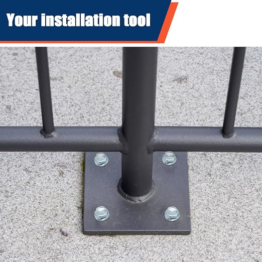Tandefio 120 Pack 3/8 x 4 Concrete Anchors and Screw Kits Galvanized | Large - Image 7