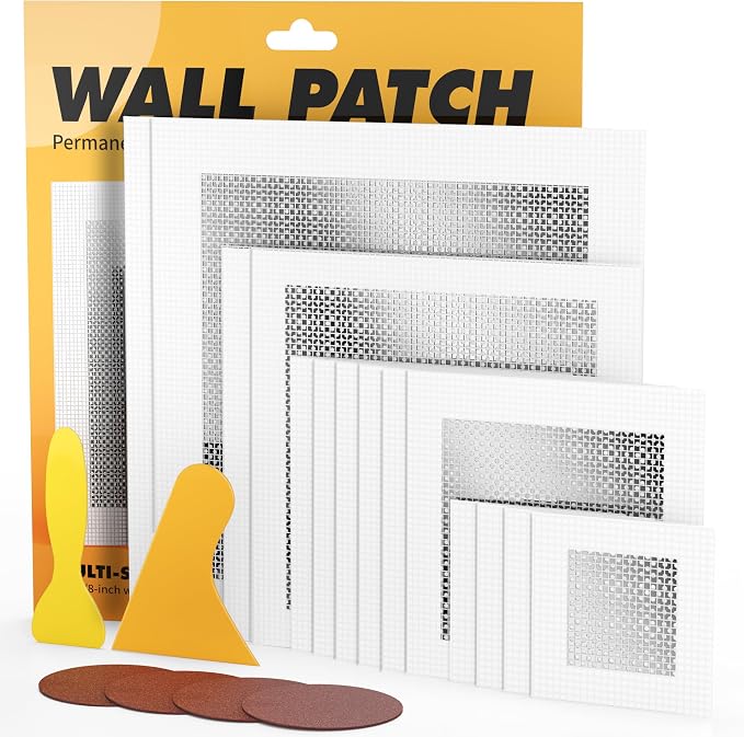 Drywall Patches, 2/4/6/8 Inch Drywall Repair Patches by NINGOO