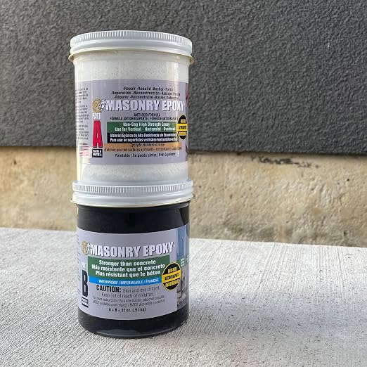 PC Products PC-Masonry Epoxy Adhesive Paste, Two-Part Repair, 32 oz in Two Jars - Image 4