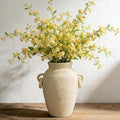 Ceramic Vase with Handles, 9.3 Inch Tall Vase by Unknown