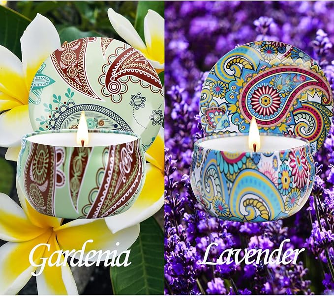 2 Pack Scented Candles, 2.5 oz Aromatherapy Candles - Image 4