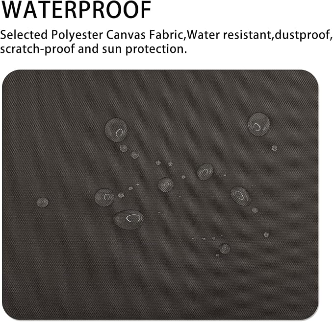 Gheeidau Canvas Repair Patch 9×11 Inch 3Pcs Waterproof Self-Adhesive Fabric - Image 2