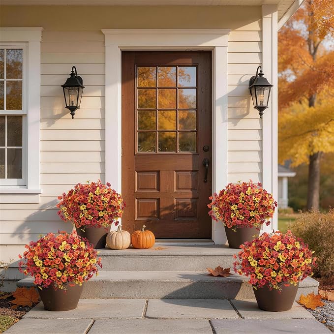 Artificial Fake Fall Plants Flowers - Image 6