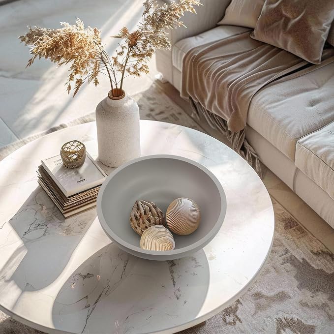 Decorative Resin Bowl, Large Fruit Bowl, coffee tables, and entryways. Use - Image 6