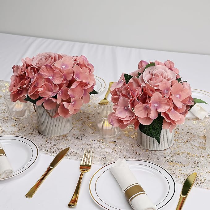 Deep Pink Flower Table Centerpieces - Image 8