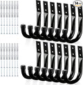 Large Metal Wall Hooks for Hanging Living Room/Bedroom/Garage by KURUI