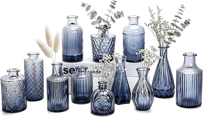 Mini Bud Vases Centerpieces for Tables, Small Flower Vases Suitable for by Unknown