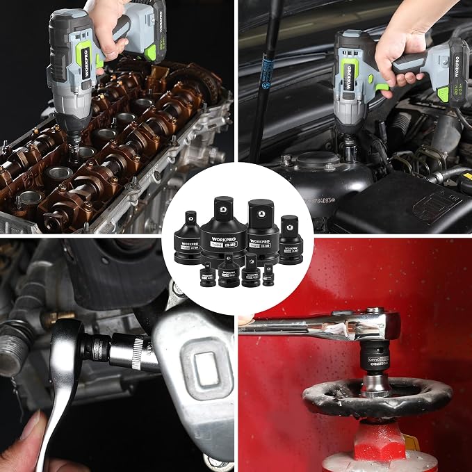 WORKPRO 8-PC Impact Socket Adapter Set - Image 8
