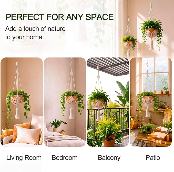 Shappy Boho Macrame Plant Hanger - Image 3