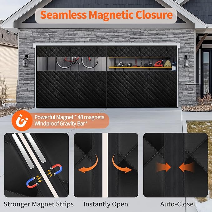 Thermal Insulated Garage Door Curtain - Image 5