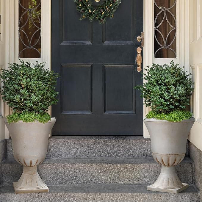 Worth Garden Plastic Urn Planters - Image 6