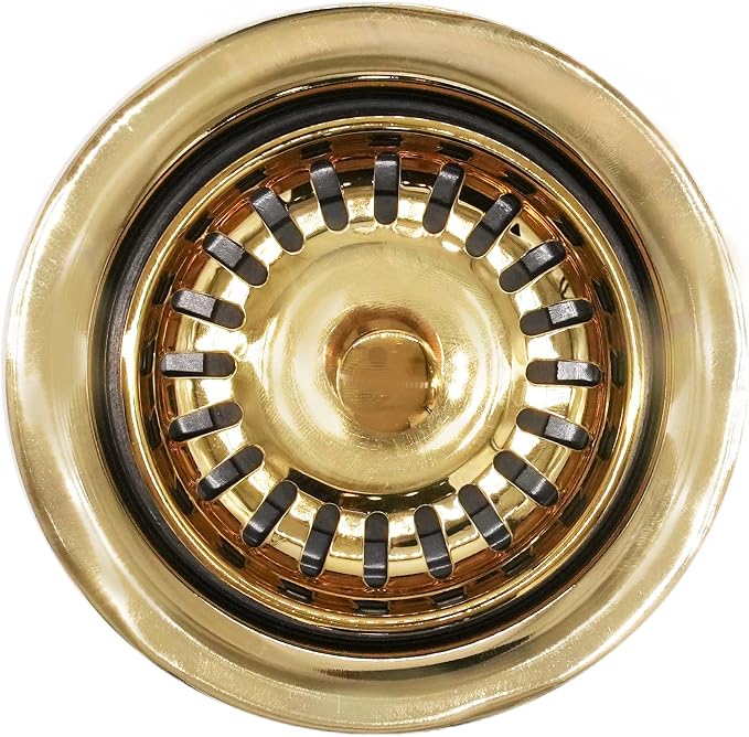 Westbrass D2082S-01 3-1/2" Extra-Deep Collar Kitchen Sink Waste Disposal Flange - Image 2