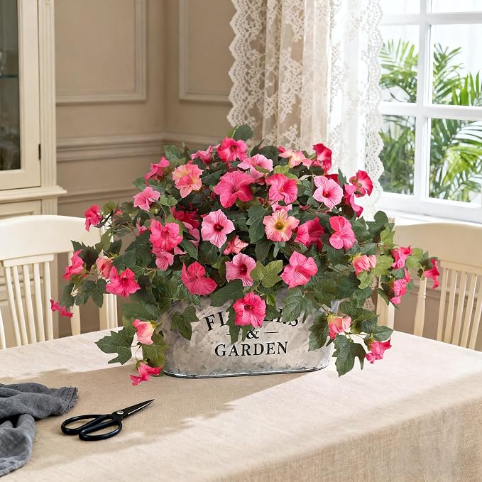 Ammyoo Artificial Fake Petunia Flowers - Image 7