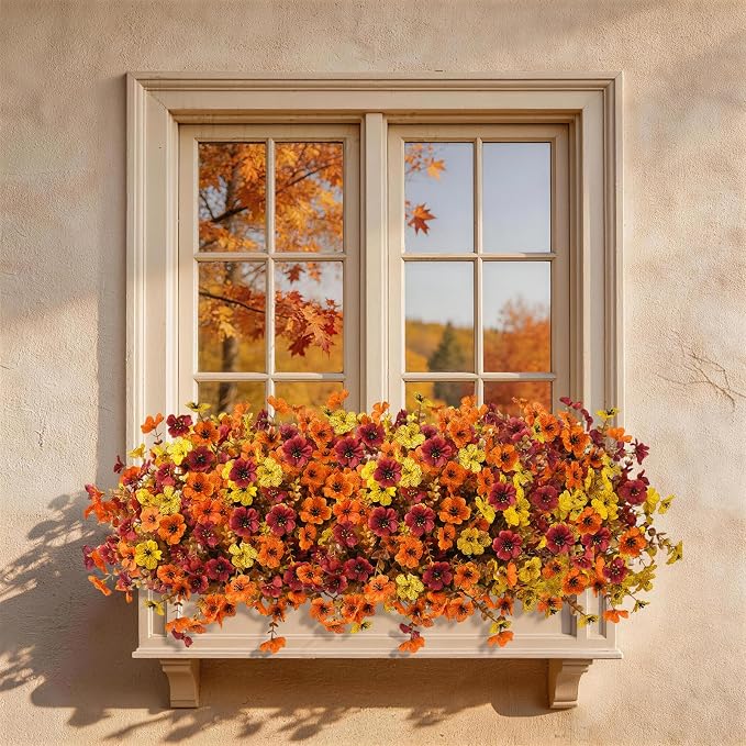 Artificial Fake Fall Plants Flowers - Image 3