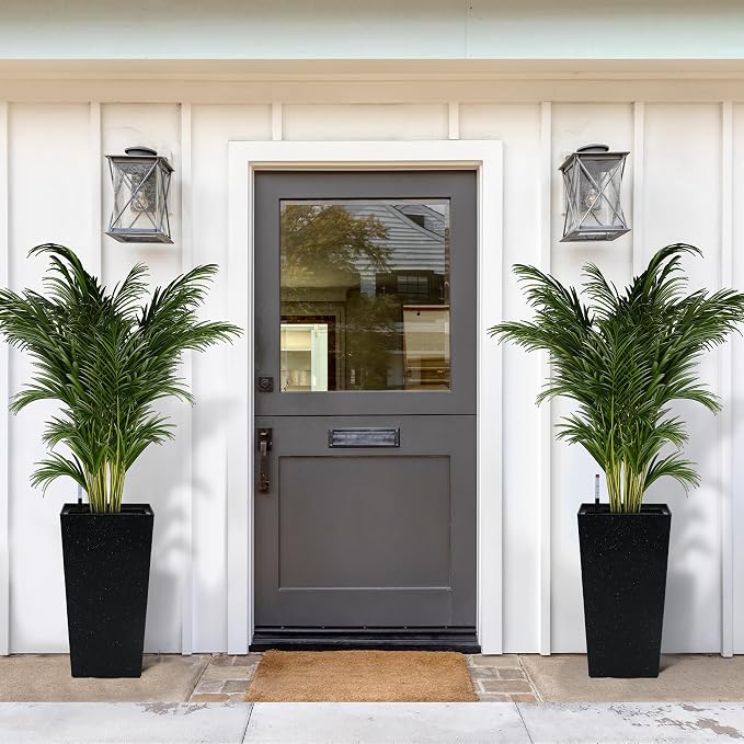 Garvee 16" Tall Planters Set of 4, Outdoor＆Indoor Planter Pots - Image 7