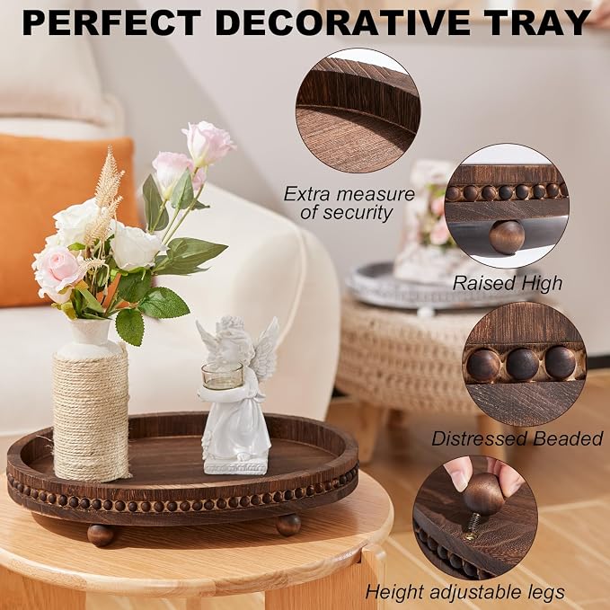HouseJoy Wooden Decorative Tray - Image 3