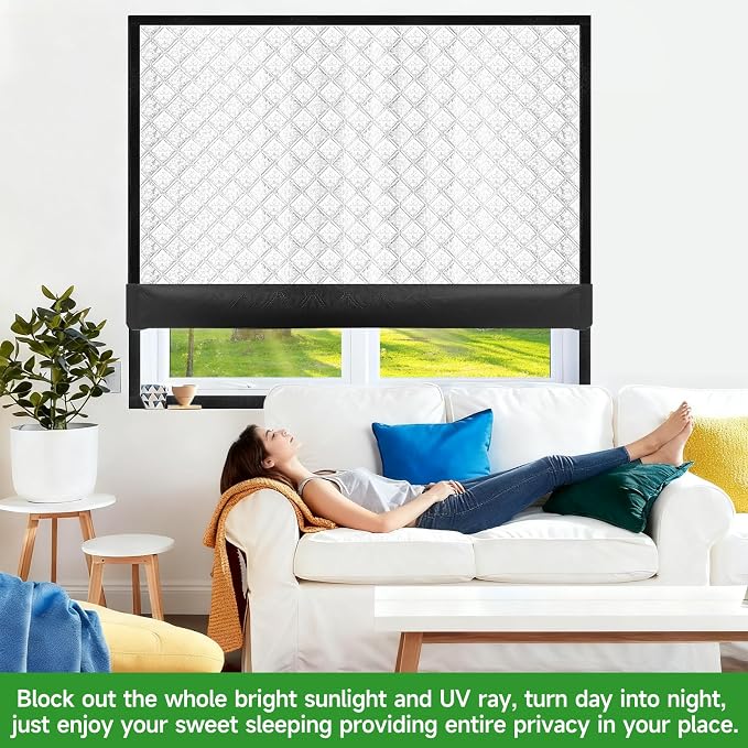 Insulated Window Cover, Sunmoxia Upgraded Oxford Cloth Waterproof Thermal - Image 6