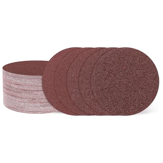 HARFINGTON 100Pcs 2Inch Sanding Disc Hook & Loop Sandpaper Aluminum Oxide | by HARFINGTON