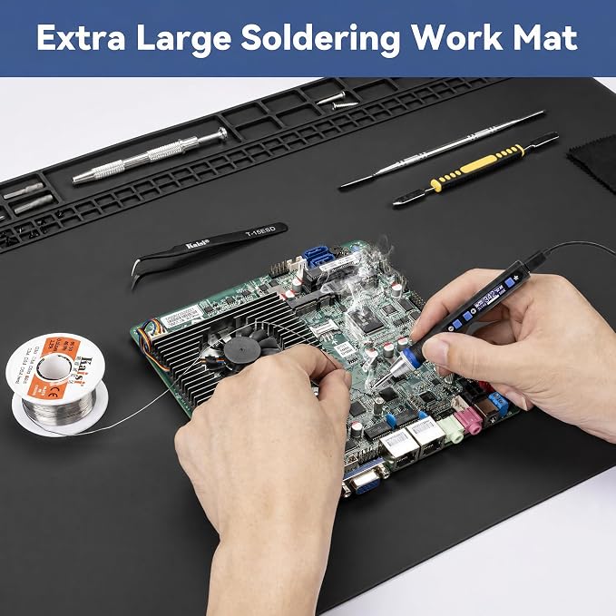 Kaisi Extra Large Soldering Mat, 932°F Heat Resistant Silicone Solder Mat - Image 3