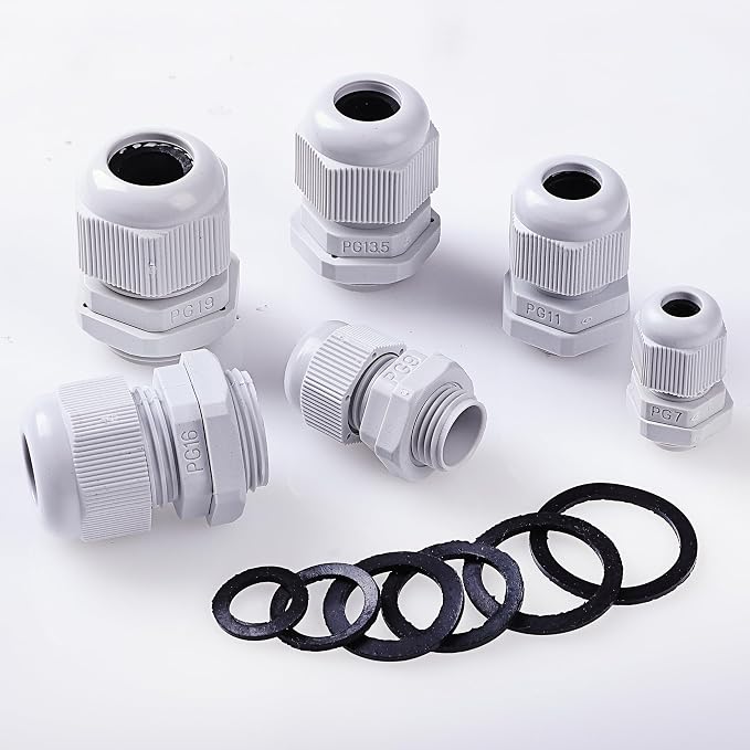 Bates- Nylon Cable Gland, 3-16 mm Cable Gland Connectors, Waterproof Cable - Image 9