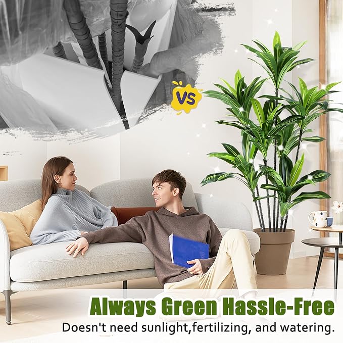 Dracaena Artificial Plant Indoor 5FT - Image 7