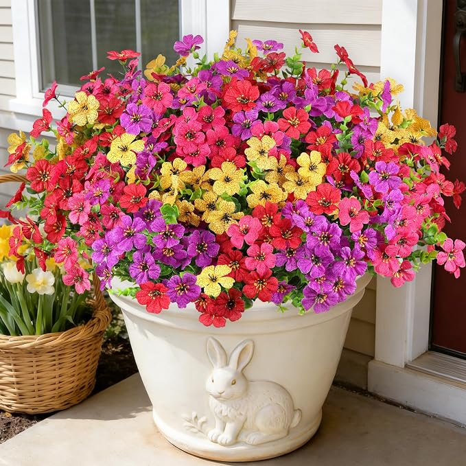 16PCS UV Resistant Artificial Flowers - Image 9