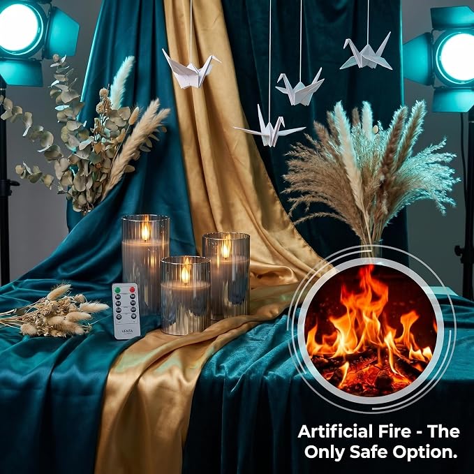 VENTA Flickering Flameless Candles - Image 9